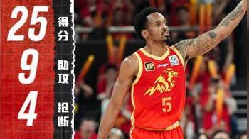 最強(qiáng)外援!布朗25分3板9助4斷實(shí)力斷層領(lǐng)先