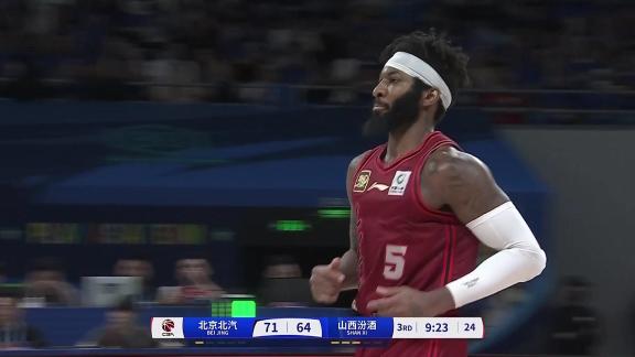一個人打停山西！杰曼壓哨三分突破上籃連續得手