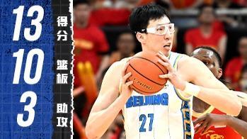 大魔王盡力了！周琦13分10板3助難阻失利