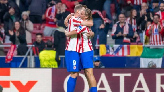 小蜘蛛、略伦特破门 马竞3-1圣吉罗斯联合