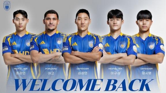  官方：亚戈·卡列洛租借期满回归蔚山HD