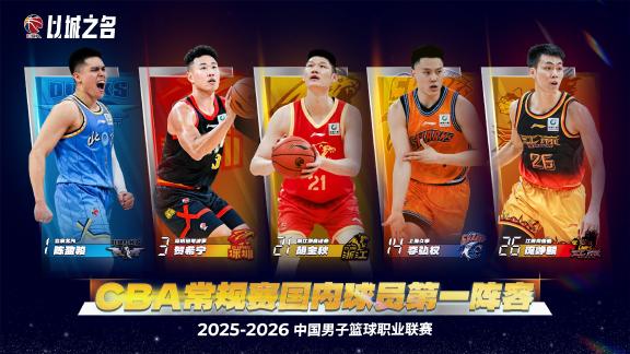 贺希宁胡金秋强势领衔一阵！张镇麟周琦入选二阵