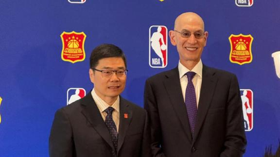 中国篮协与NBA达成战略合作！郭振明与肖华出席