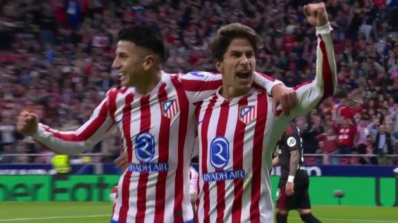 再下一城！小西蒙尼边路抢断下底送助攻 阿尔马达吃饼破门