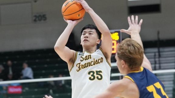 NCAA赛季首秀！王俊杰首发出战16分钟9分4板