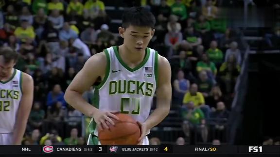 林葳vs俄勒冈州立大学：替补8分钟2分2板2助