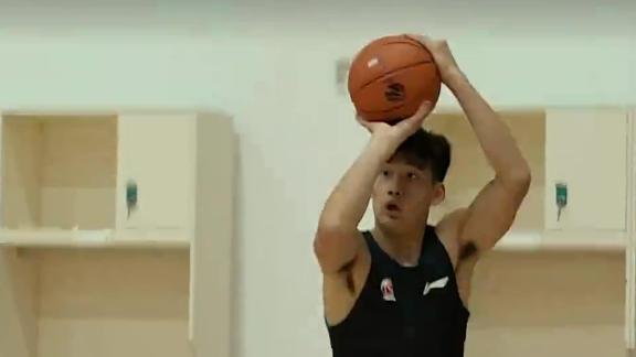 状元本色尽显！杨曦皓体测跑动三分25中20