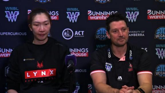 韩旭WNBL首秀赛后采访：场上我更专注于篮球