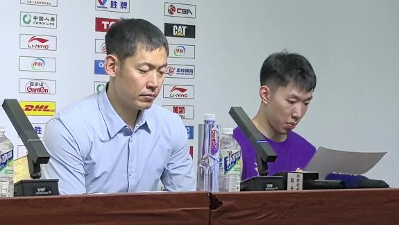 张庆鹏：专注度要从跳球保持到比赛结束