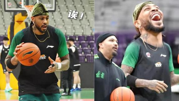  跟谁学的？辽篮训练莫兰德鬼畜“诶”叫太魔性