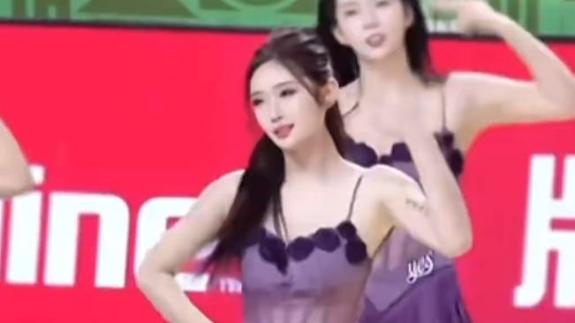 紫色很有韵味！同曦啦啦队美女热舞合集