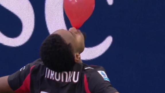 个人意甲首球！恩昆库禁区造点随后主罚命中