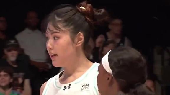 李月汝Unrivaled联赛首秀 出战7分钟砍3分5板