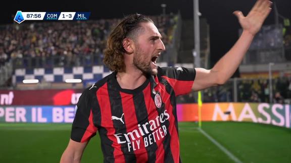 机会主义！拉比奥弧顶横趟一步远射破门杀死比赛