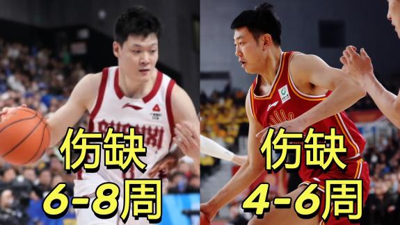  山西连伤两员！张宁伤停6-8周焦海龙4-6周