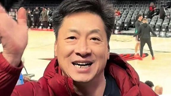  遗憾未能登场！李春江波特兰现场观战杨瀚森