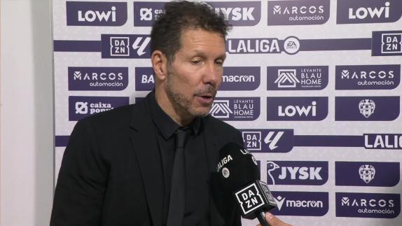  西蒙尼：上下半场我们判若两队 赛程让球队疲惫