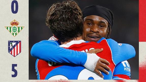  国王杯 贝蒂斯0-5马竞 卢克曼首秀传射