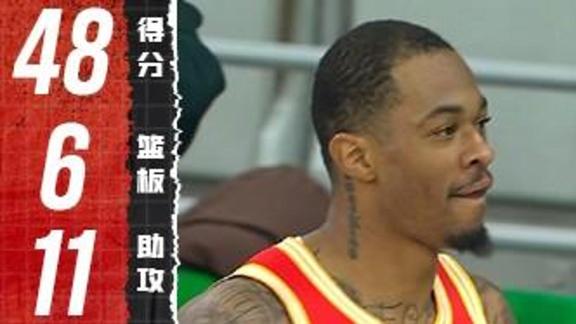  雷神下凡！塔克狂轰48+6+11准三双率队逆转