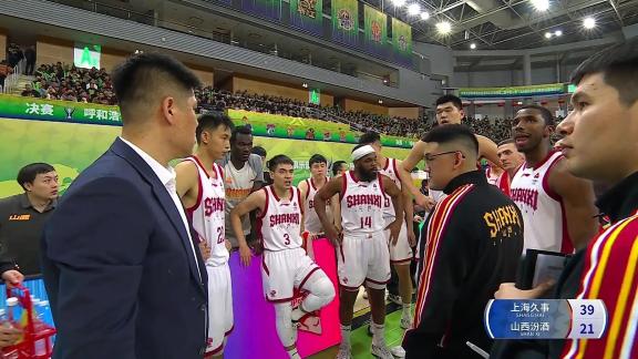  大比分落后！潘江暂停怒喷全队试图唤醒斗志