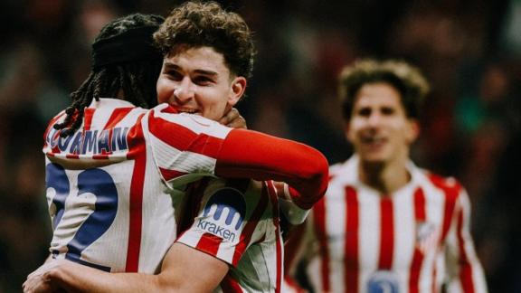  国王杯-小蜘蛛卢克曼传射 马竞4-0十人巴萨