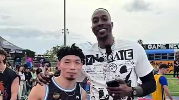  40岁陈登星在洛杉矶拿扣篮冠军！霍华德当评委