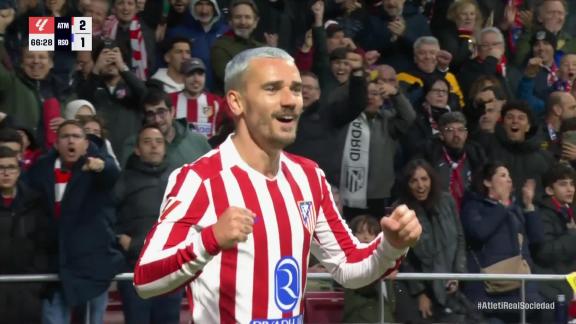  想象力十足！格列兹曼脚后跟助攻冈萨雷斯破门