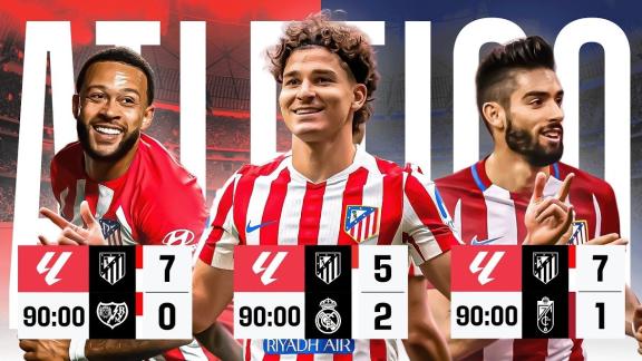  5-2逆转皇马领衔！马竞近十年西甲经典战役