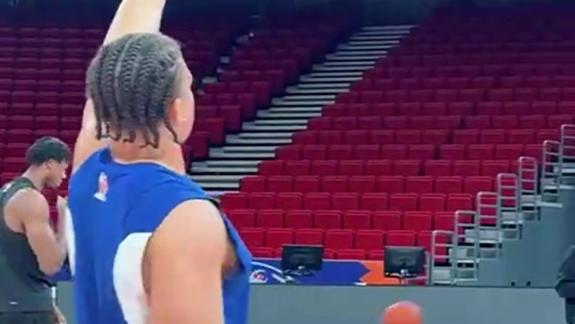 备战沪粤大战！张镇麟小偰与四外援进行加练