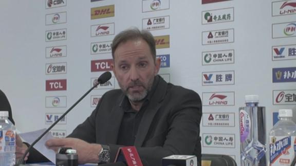 强度不够！浙江主帅：上场打了加时导致体能不足
