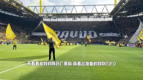 安息吧Davud！多特赛前TIFO含特殊意义
