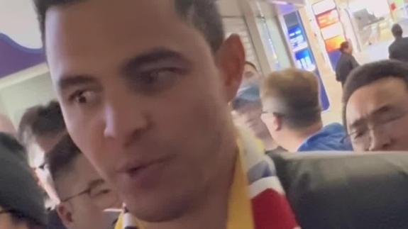 申花功勋莫雷诺空降上海 感谢球迷的等待