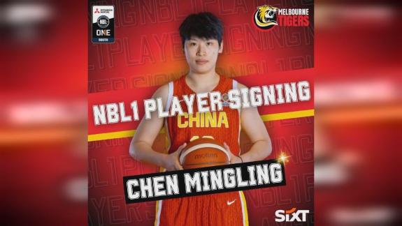 携手杨舒予！墨尔本老虎官宣国手陈明伶加盟