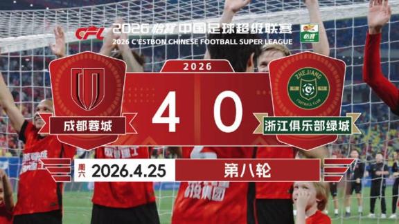 【比赛日纪实】蓉城4-0浙江 5月征途再启步履不停