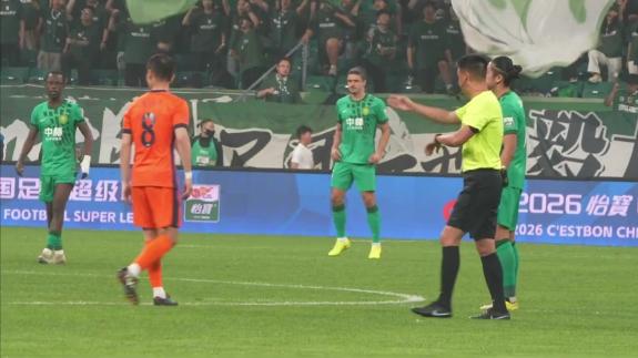  【官方场记】北京国安主场4-2力克青岛海牛