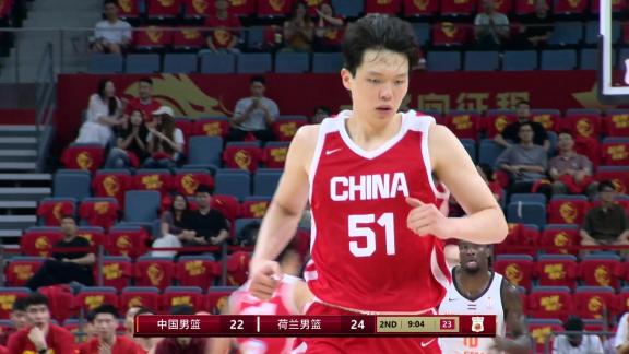 回归首球！廖三宁抛传 杨瀚森霸王举鼎大力重扣
