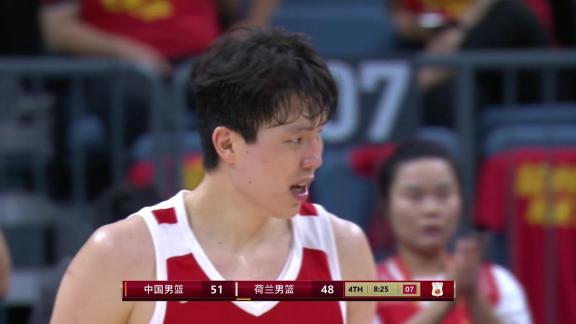 好机会！杨瀚森顺下坚决打 打板抛投强硬2+1