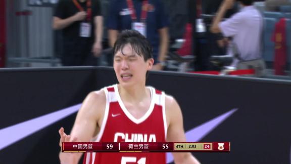 关键球！杨瀚森终于要到位 翻身左手勾手稳稳命中