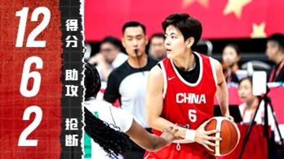 全能小羊稳定输出！杨舒予12分6助闪耀攻防两端