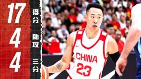 苦练终有出头日！贺希宁飙4记三分砍17+4