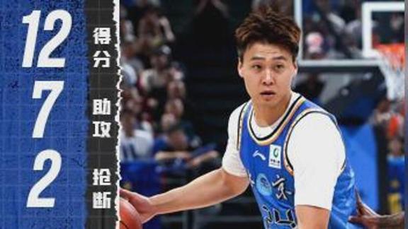 状态恢复得不错！赵睿12分7助2断统治攻防