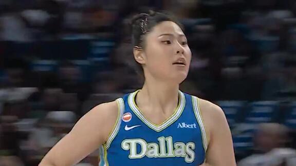 WNBA生涯第5次两双！李月汝对阵天空砍10+10