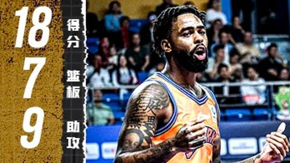 首秀轻轻松松！拉塞尔闲庭信步砍下18+7+9